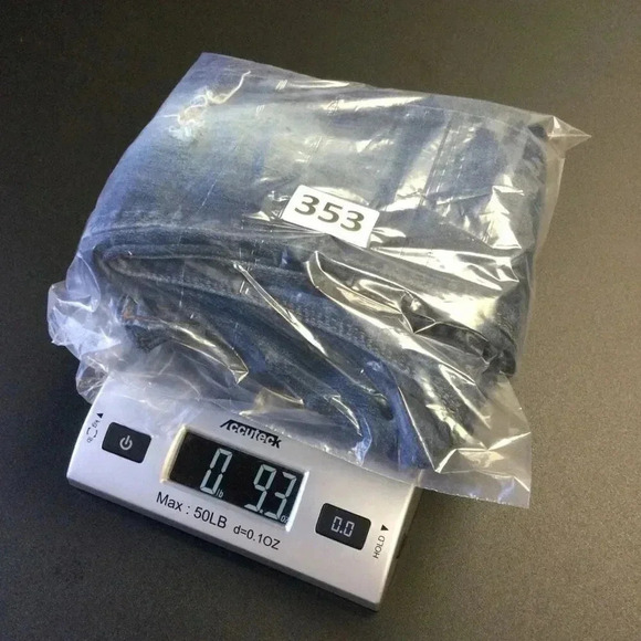 Levi's kids boys Blue Five Pocket Distressed Denizen Slim Jeans Size Regular 8 - Picture 10 of 11